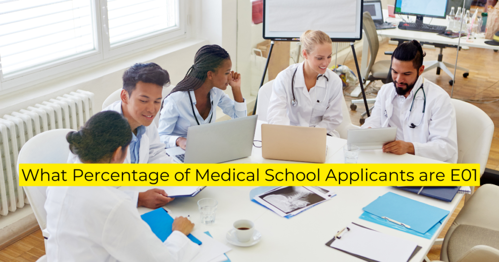 What Percentage of Medical School Applicants are E01